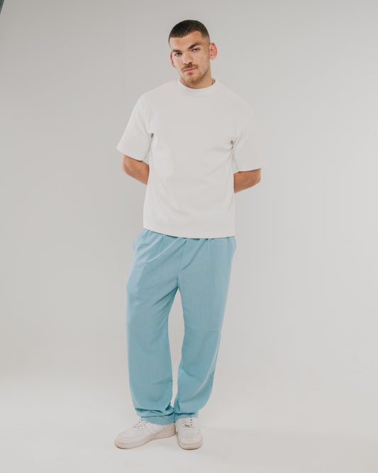 Sky blue linen Pants