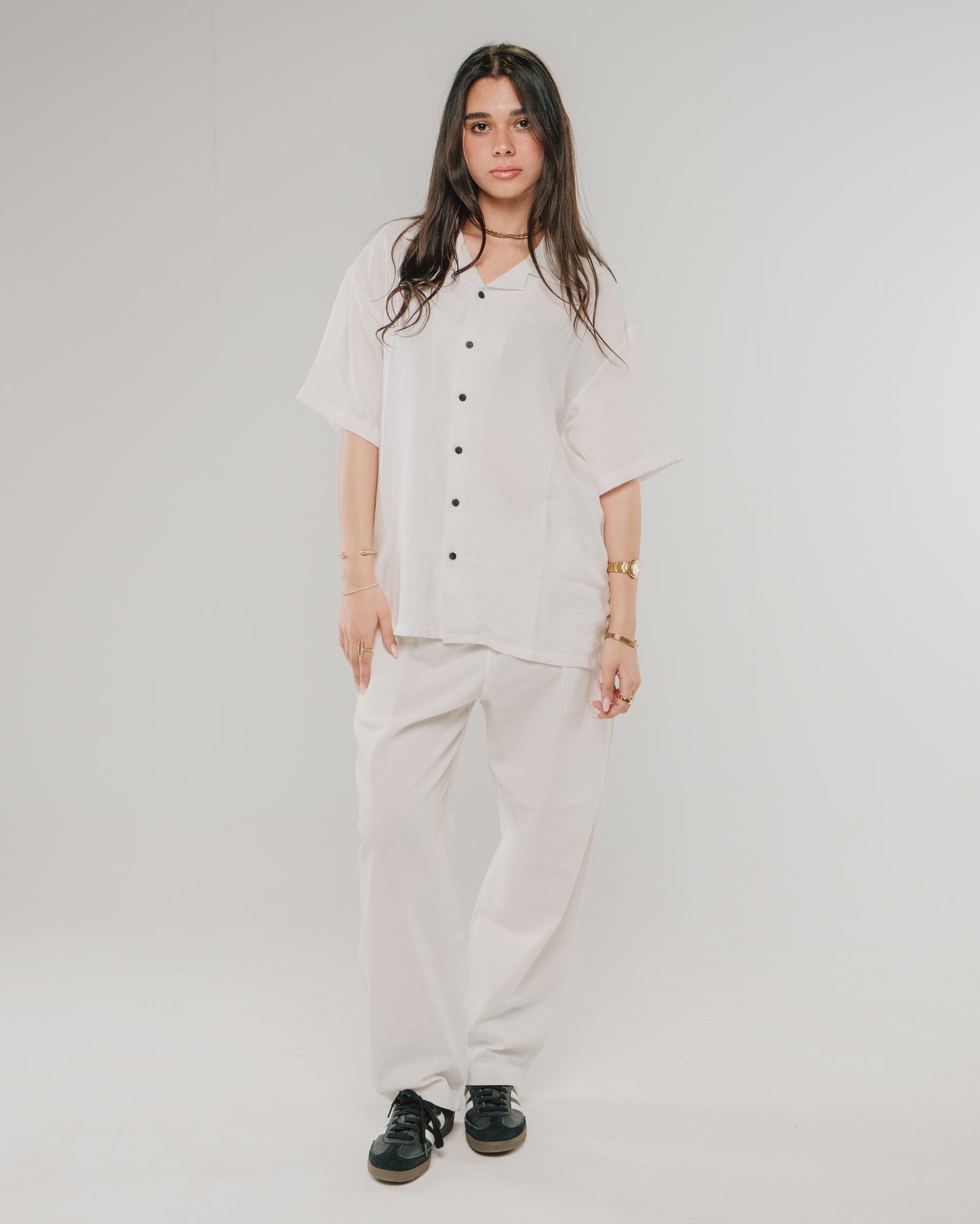 White linen Pants