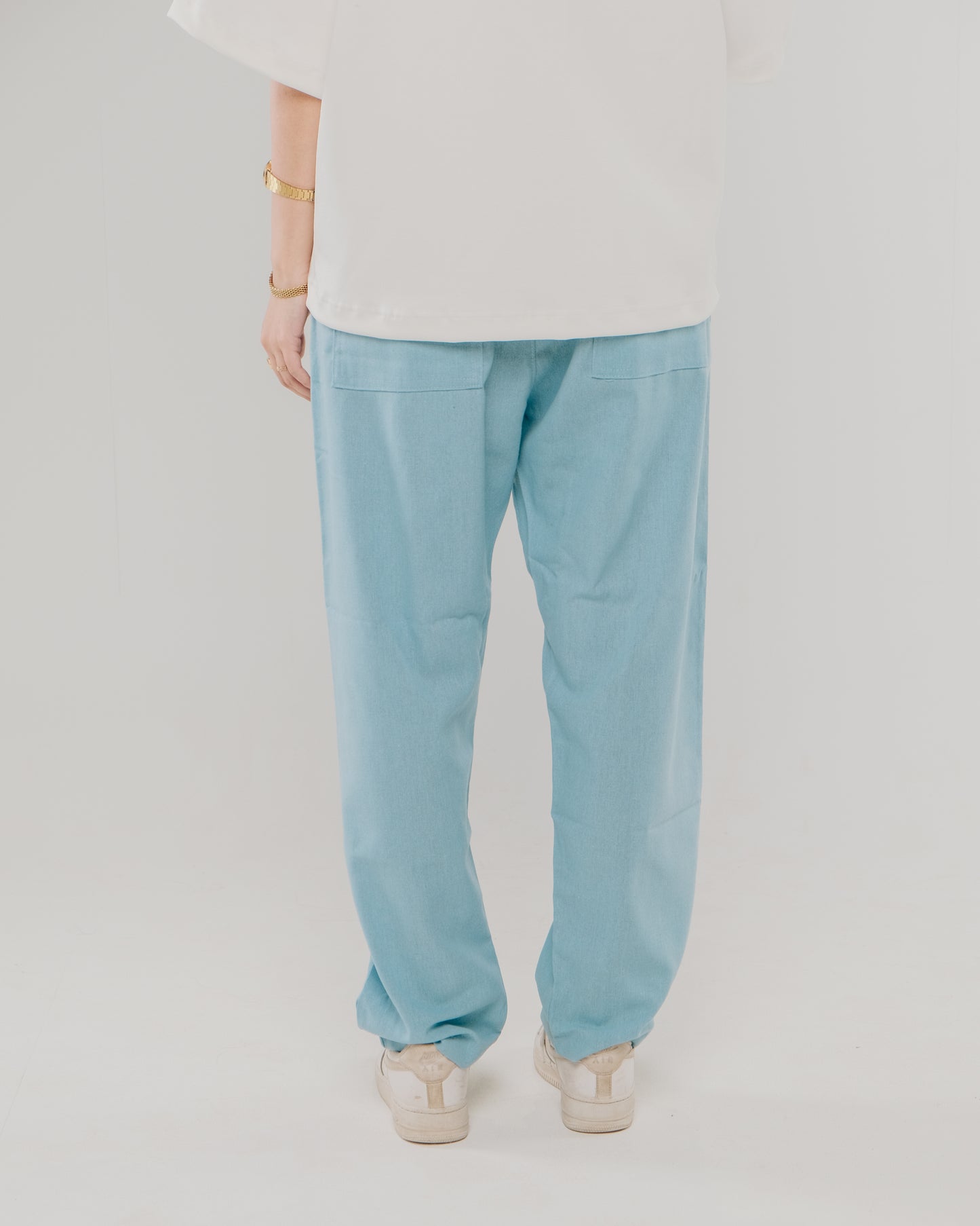 Sky blue linen Pants