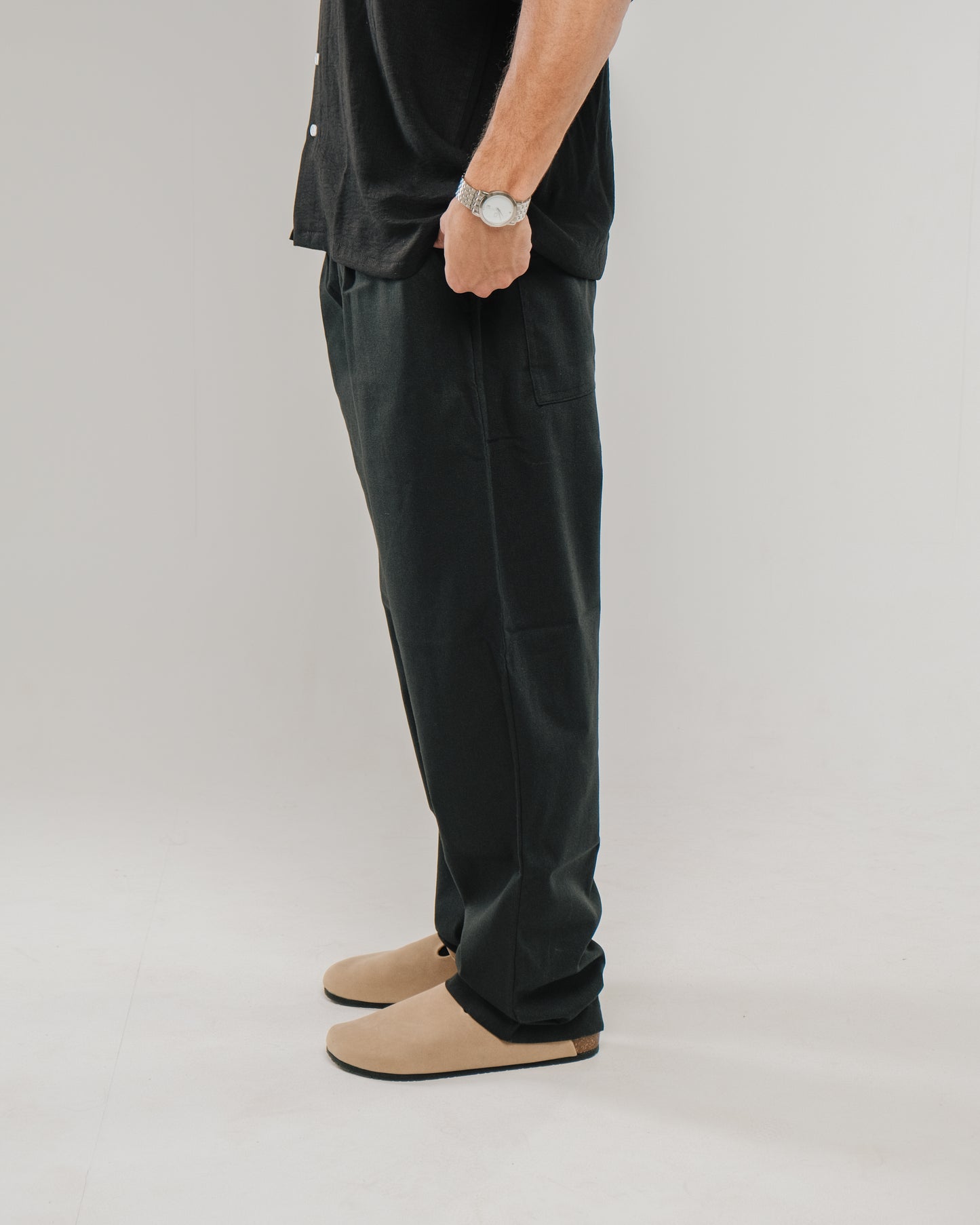 Black linen Pants